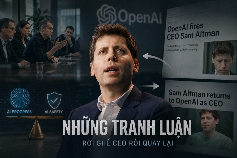 Những tranh luận xoay quanh Sam Altman