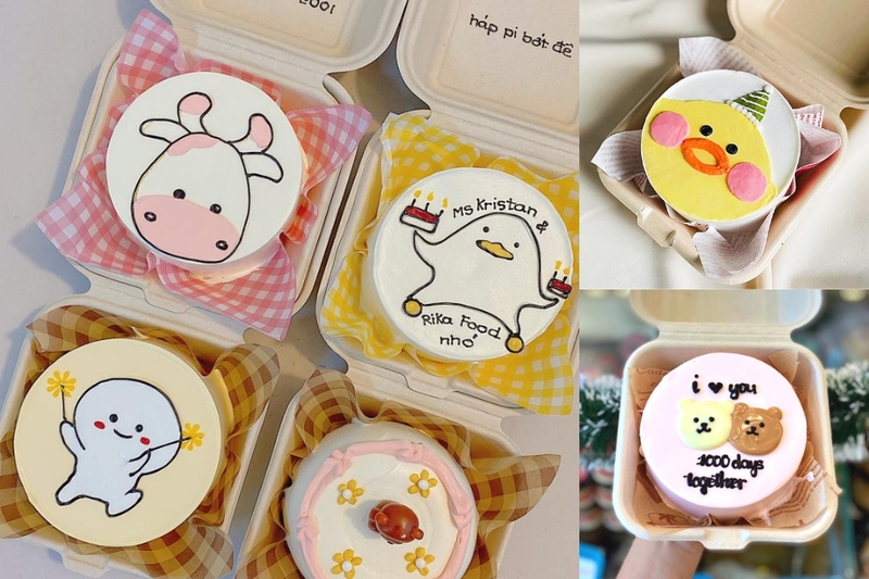 Bento bánh kem dành cho trẻ em – dễ thương và vui mắt