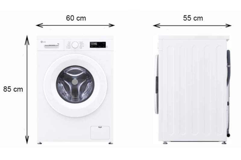 Máy giặt LG Inverter 9 kg FB1209S6W