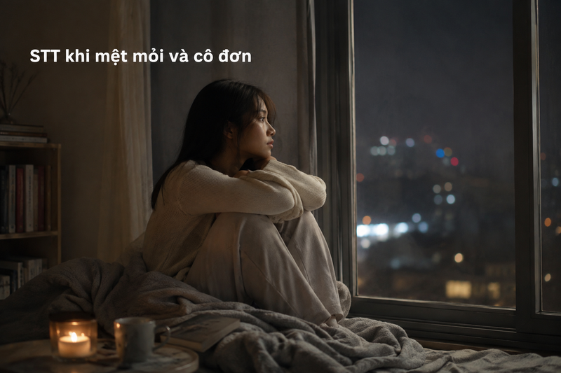 STT khi mệt mỏi và cô đơn