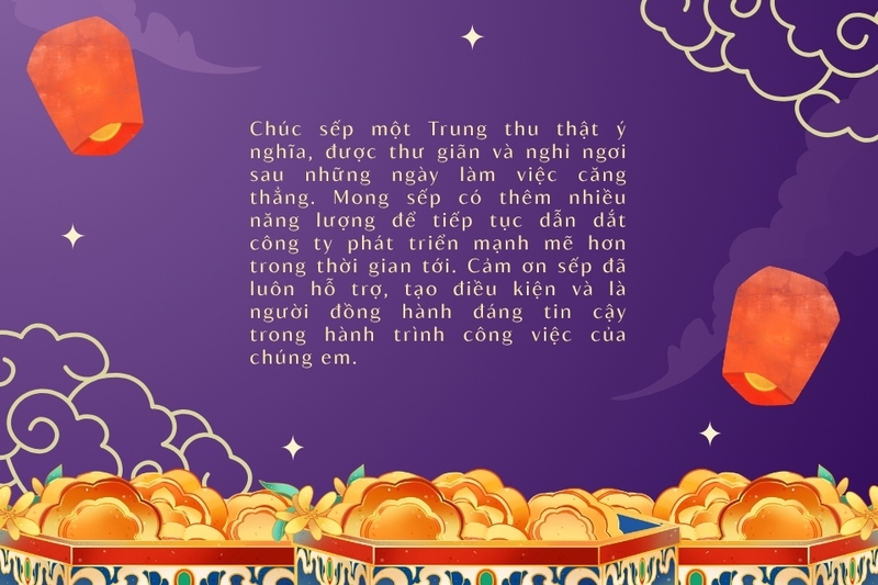 Lời chúc thể hiện sự gắn bó với tập thể