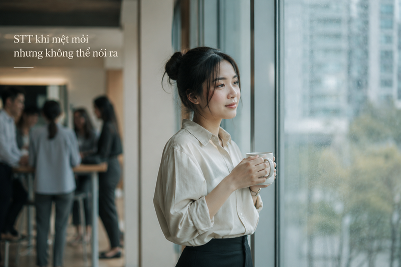 STT khi mệt mỏi nhưng không thể nói ra