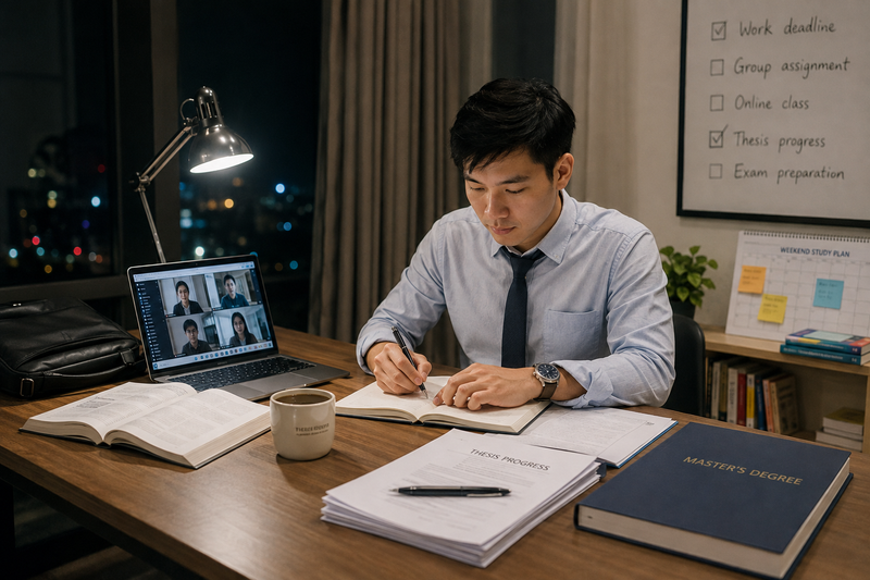 Học thạc sĩ vừa đi làm vừa học mất bao lâu