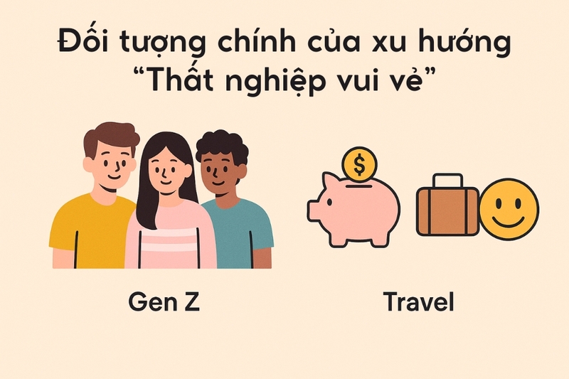 Đối tượng chính của xu hướng "Thất nghiệp vui vẻ"