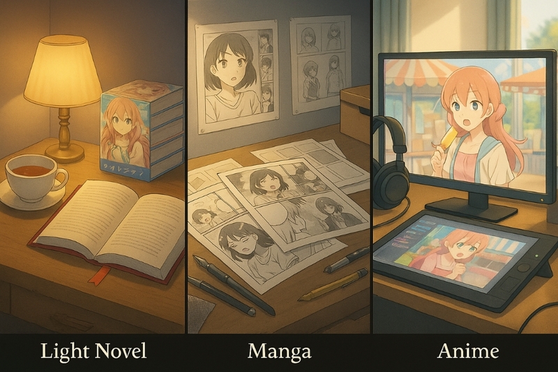 Light novel và Manga/Anime