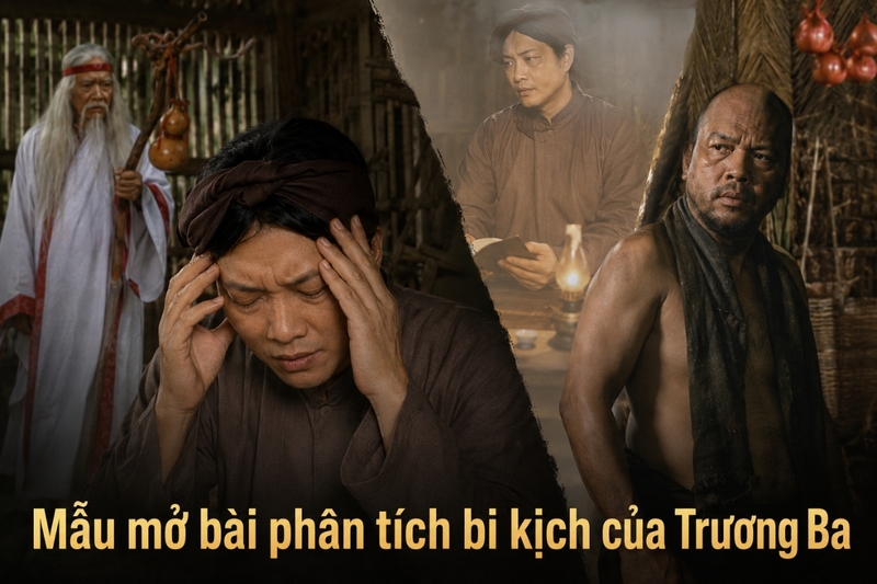 Mẫu mở bài phân tích bi kịch của Trương Ba