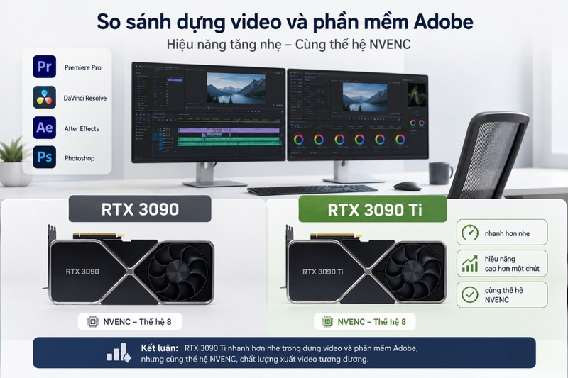 So sánh dựng video và phần mềm Adobe