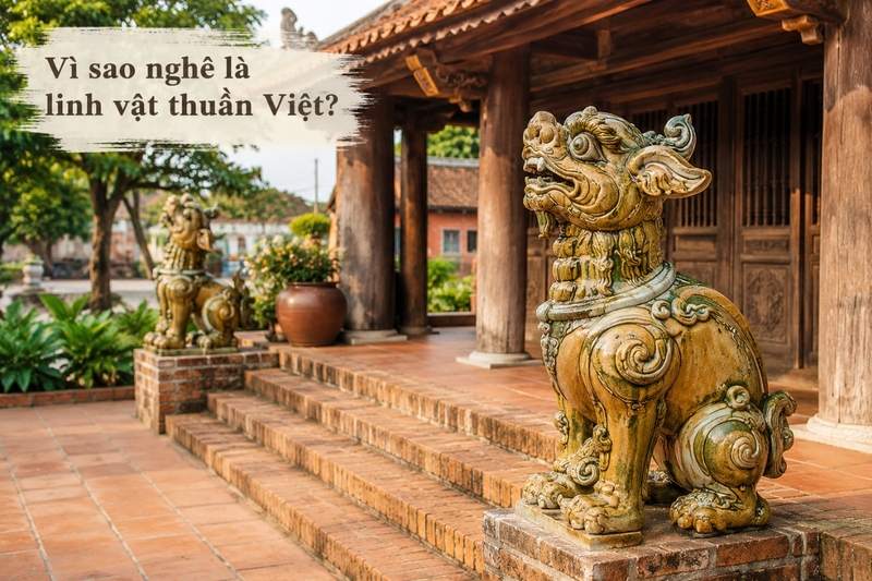 Vì sao con nghê được xem là linh vật thuần Việt?
