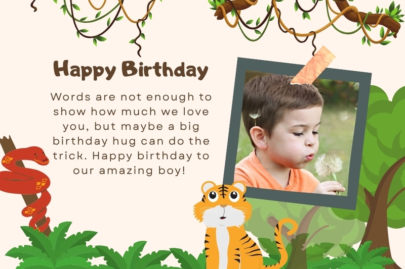 Lời chúc sinh nhật con trai bằng tiếng Anh