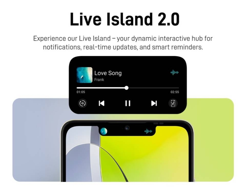 Tính năng Live Island 2.0 mang đến cách quản lý thông báo thông minh và trực quan