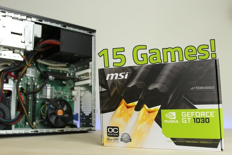 Cấu hình này sử dụng AMD Ryzen 3 4100 kết hợp với GeForce GT 1030 2GB