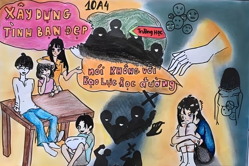 7.Tranh vẽ phòng chống bạo lực học đường.jpg