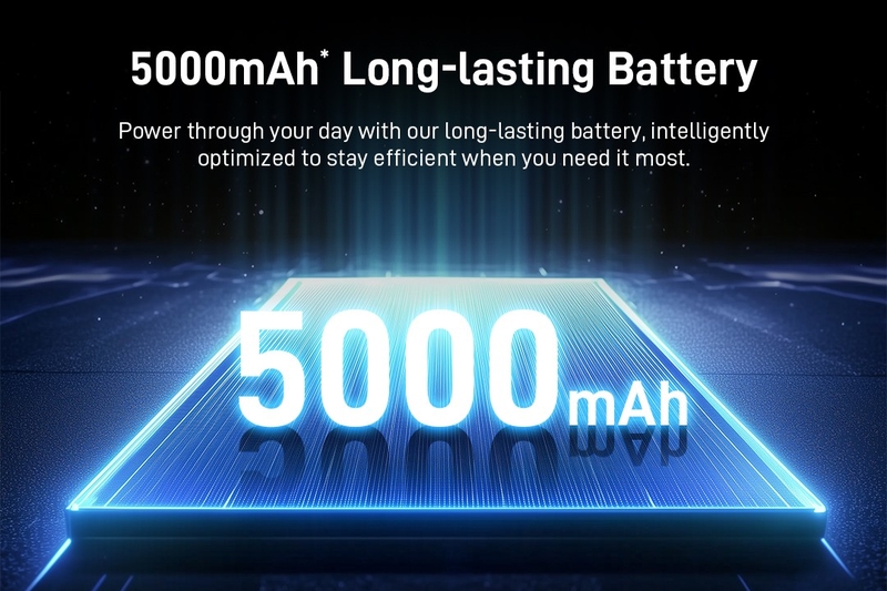Một trong những điểm mạnh không thể bỏ qua của Nubia A36 chính là viên pin dung lượng lớn 5000 mAh