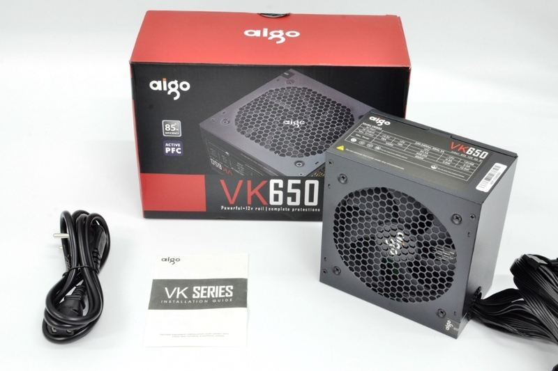 Bộ nguồn Aigo VK650 650W: Nguồn điện ổn định