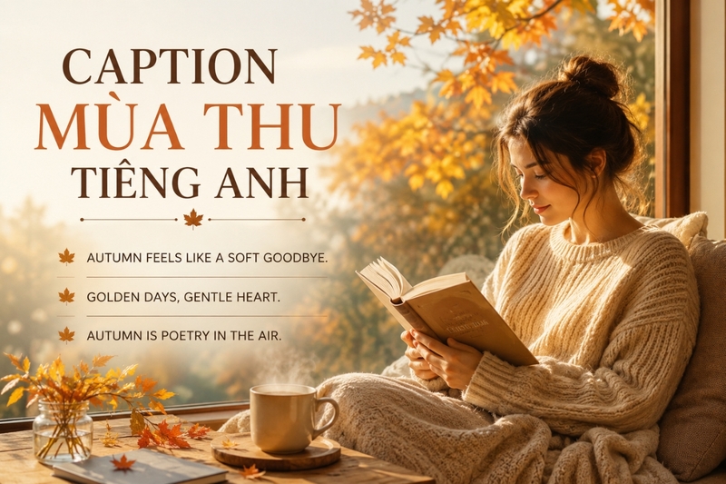 Caption mùa thu bằng tiếng Anh