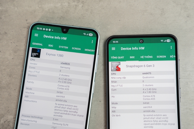 So sánh Samsung Galaxy A36 và A26 - 6