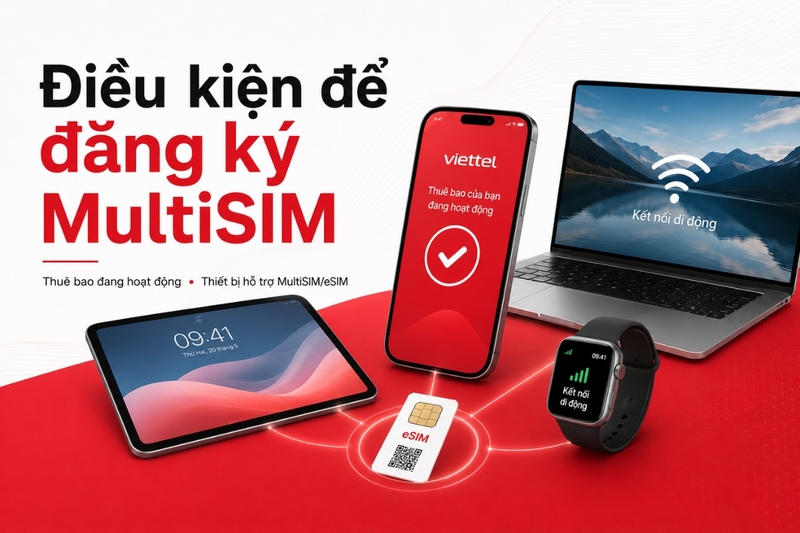 Điều kiện để đăng ký MultiSIM