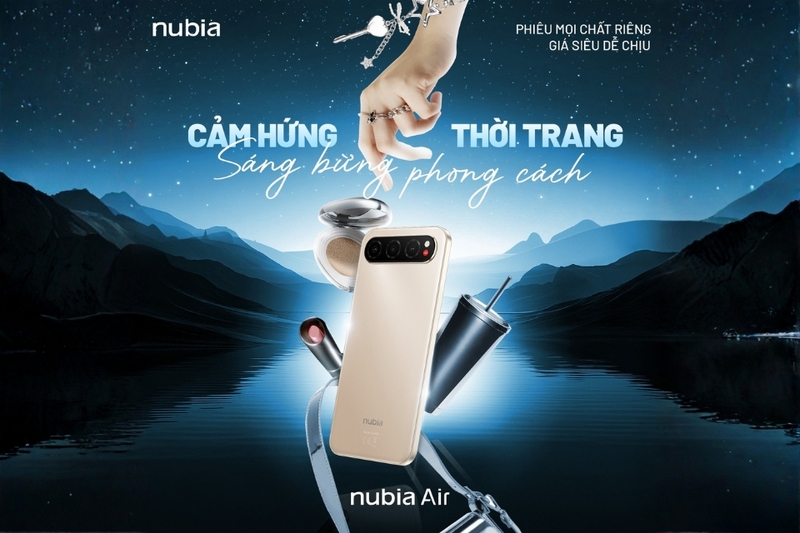 Cách phối đồ cá tính cùng Nubia Air