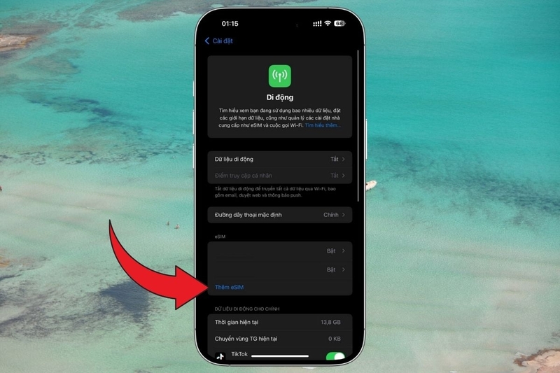 Cách kích hoạt eSIM