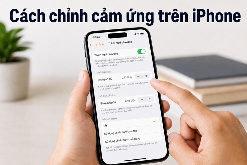 Trên iPhone