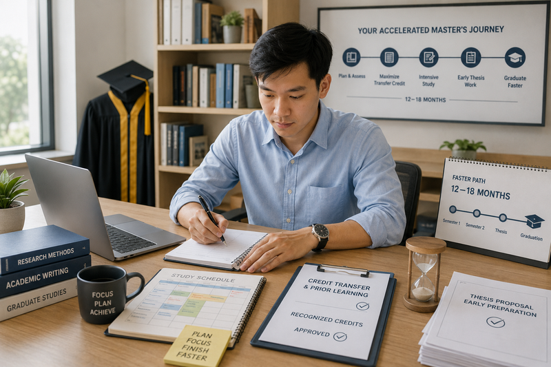 Có thể học thạc sĩ nhanh hơn không