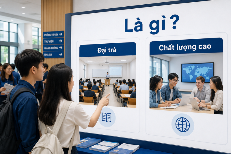 Chương trình chất lượng cao khác gì đại trà - 1