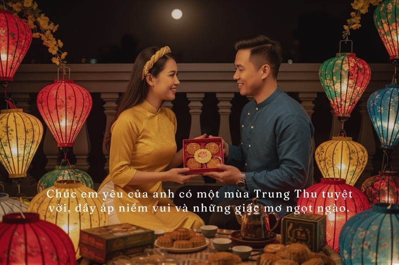 Lời chúc Tết Trung thu cho người yêu ngọt ngào