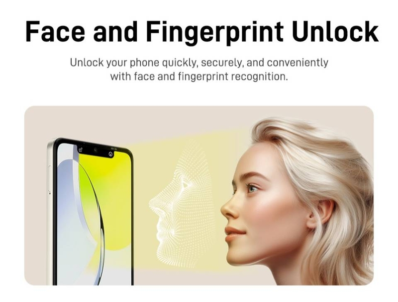 Nubia A76 trang bị hệ thống bảo mật kép với Face Unlock