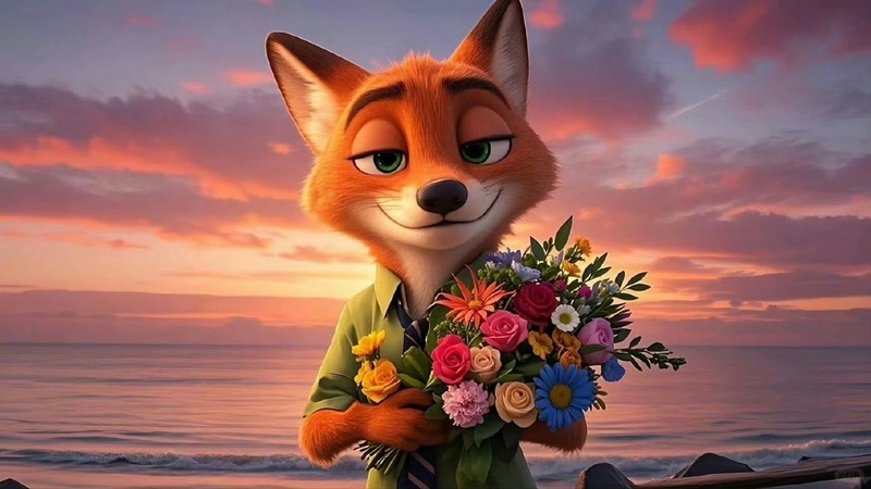 Hình nền ảnh Cáo và Thỏ Zootopia cho máy tính