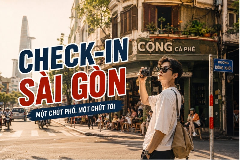 Cap check-in Sài Gòn
