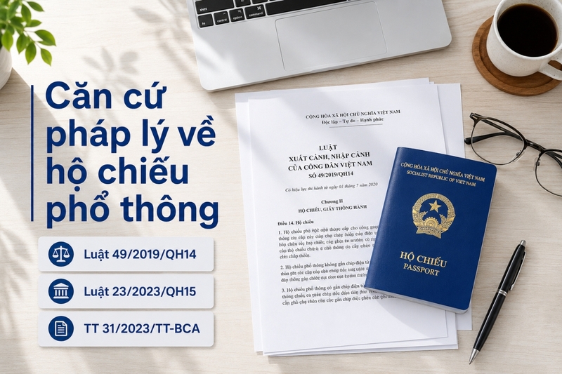 Căn cứ pháp lý về hộ chiếu phổ thông