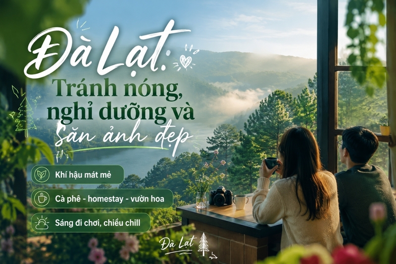 Đà Lạt: Tránh nóng, nghỉ dưỡng và săn ảnh đẹp