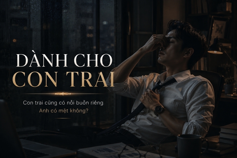 Status tâm trạng dành cho con trai