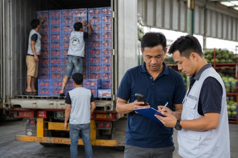 Chuẩn bị hàng hóa và thông tin lô hàng