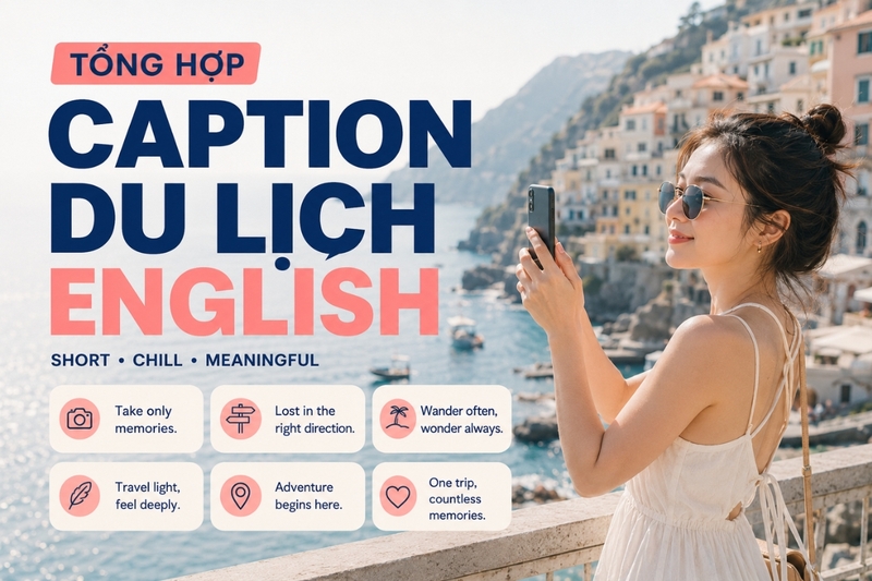 Caption du lịch bằng tiếng Anh