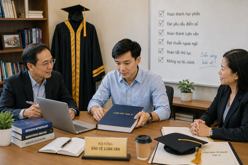 Điều kiện để tốt nghiệp thạc sĩ