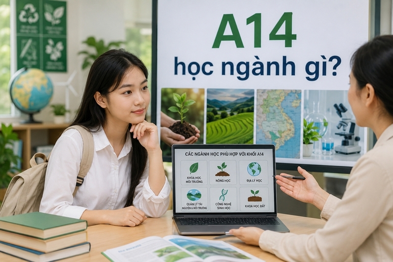 Khối A14 học ngành gì?