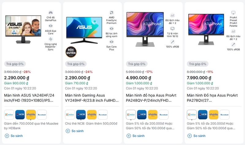 Lý do nên chọn mua màn hình ASUS chính hãng tại FPT Shop