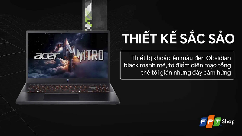 Ngoại hình đậm chất gaming, tối ưu cho sử dụng hằng ngày