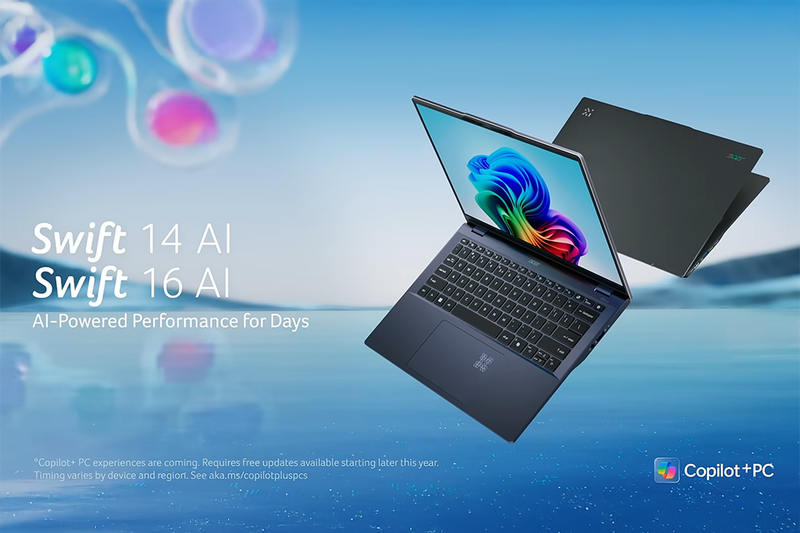 Các tính năng AI thông minh trên Acer Swift 14 AI SF14-51-53P9