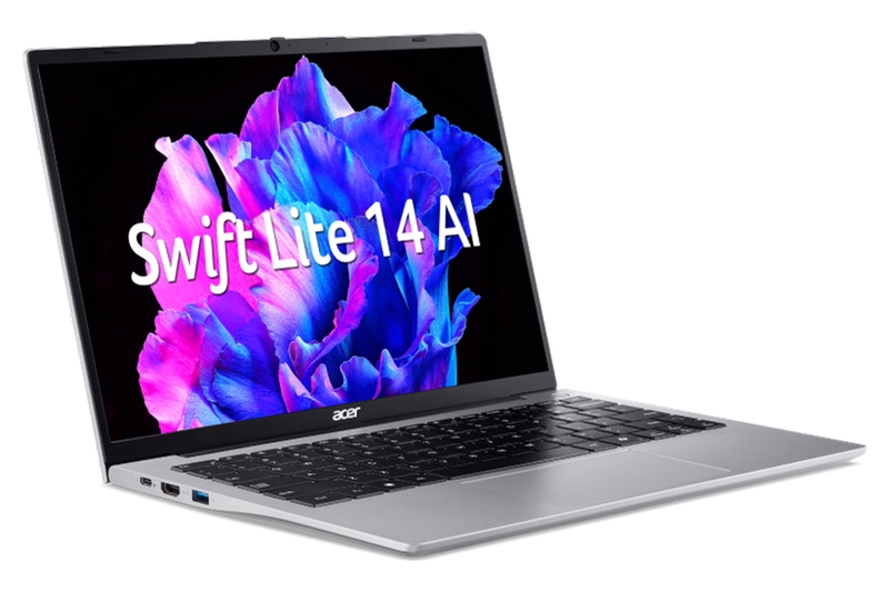 Swift Lite 14 AI sở hữu khả năng xử lý các tác vụ AI một cách nhanh chóng