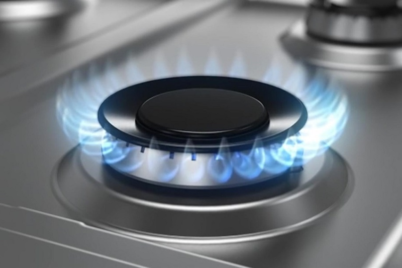 Không khí lọt vào đường ống gas