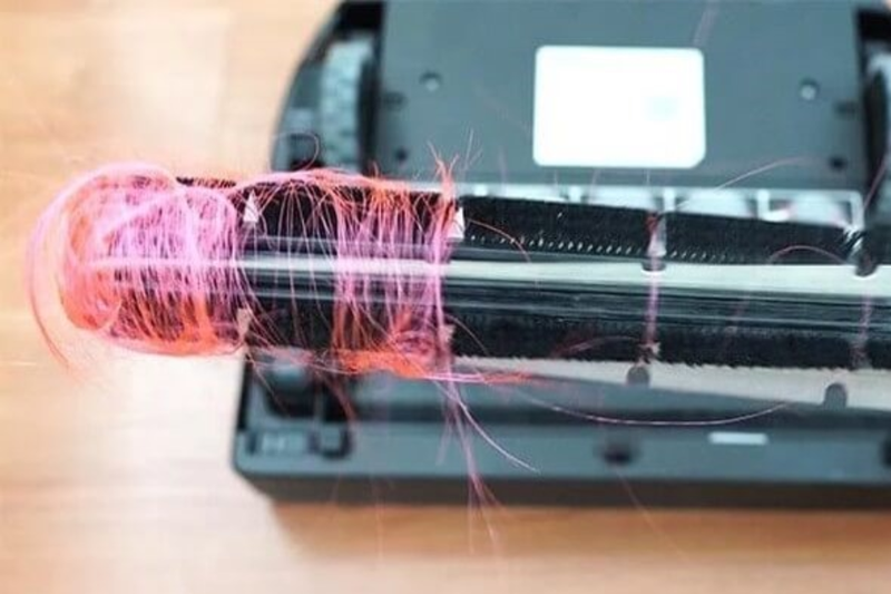 chổi qu&eacute;t bị kẹt