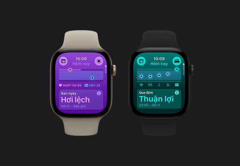 Apple Watch Series 12 GPS 42mm Viền nhôm Vàng Nhạt dây cao su Be Cát ảnh 10