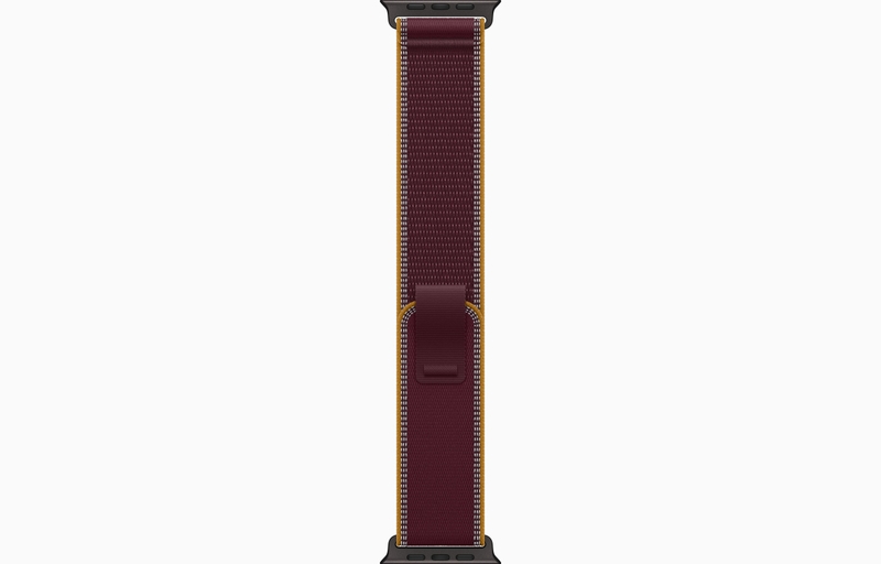 Apple Watch Ultra 4 5G 49mm Viền titan Đen Dây quấn Trail Đỏ Burgundy ảnh 3