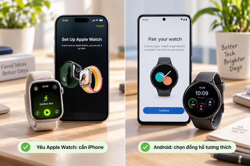 Nếu sử dụng điện thoại Android bạn không nên mua Apple Watch