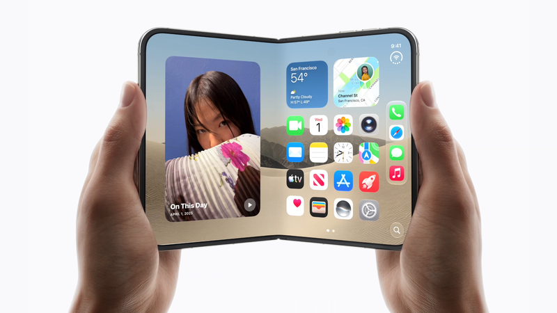 iPhone Duo là chiếc điện thoại màn hình gập đầu tiên của Apple
