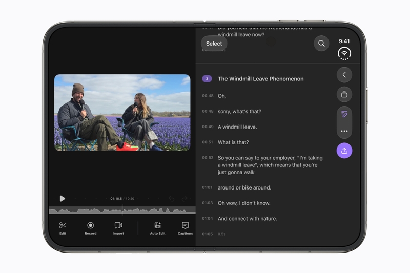 iOS tối ưu cho màn hình gập và đa nhiệm Split View