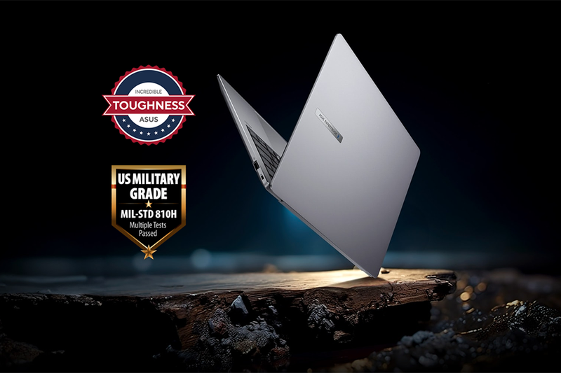 ExpertBook P5 P5405CSA-NZ0016W còn đạt tiêu chuẩn quân sự Mỹ MIL-STD 810H về độ bền