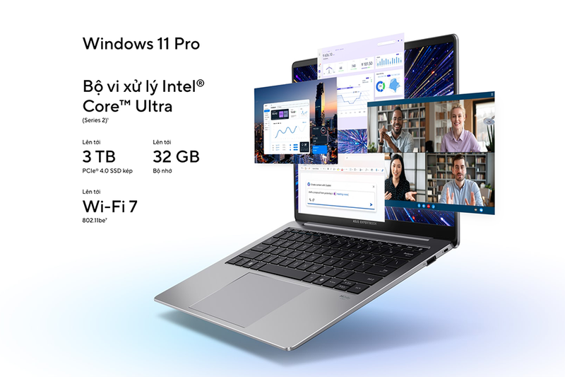 Asus ExpertBook P5 P5405CSA-NZ0451W sở hữu sức mạnh đáng nể với 8 nhân 8 luồng